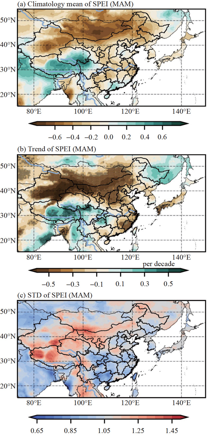 Spring Variability Leading Pattern of Spring Drought Variability over East Asia and ...